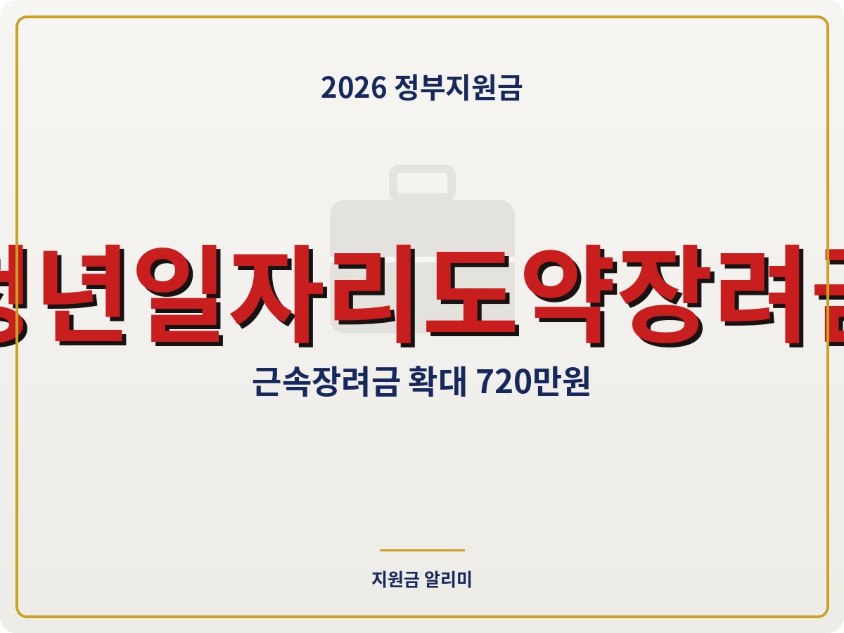 청년일자리도약장려금 신청방법 지원대상 총정리
